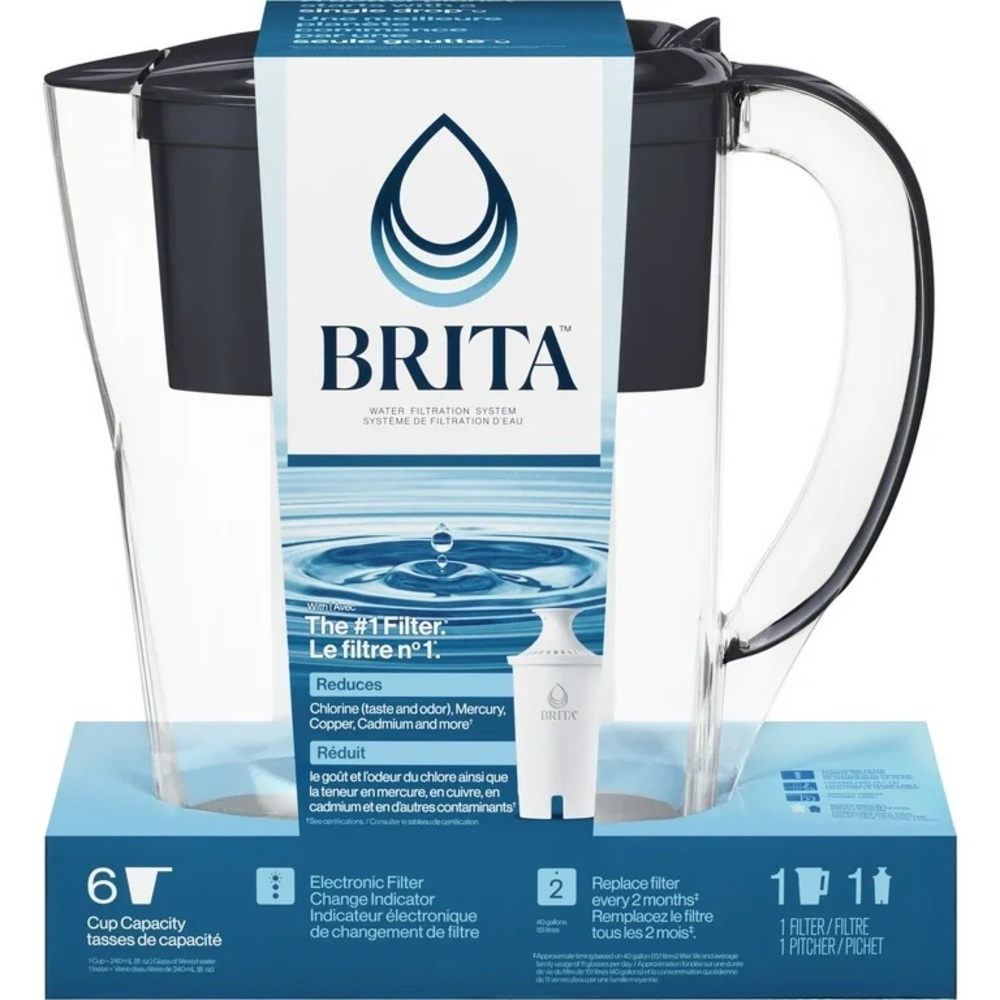 Brita Water Filter Pitcher - 6 Cups - Picture 11 of 12
